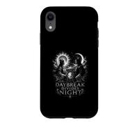 Daybreak divise Les Amoureux du Soleil céleste et de la Lune Coque pour iPhone XR