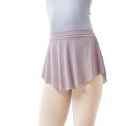 Daydance Jupe de Ballet à Enfiler en Maille pour Adolescentes de 12 à 14 Ans, Femme, Maille Grise et Violette, Taille L