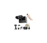 DayDateUp Mini caméra corporelle 4K 128 Go, taille du pouce, caméras de sport portables, enregistrement POV mains libres, support de casque, DV de sport magnétique pour vélo, pour vlogging, promenade