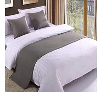 DAYDAY Helper Chemin de Lit Moderne - Couvre-lit, Housse de Couette, Écharpe, Serviette, Jeté - Protection pour Hôtel, Salle de Mariage - 240 x 50 cm