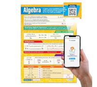 Daydream Education Algèbre | Tableaux mathématiques | Papier brillant mesurant 594 mm x 850 mm (A1) | Tableaux mathématiques pour la salle de classe | Affiches éducatives