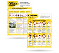 Daydream Education Lot de 2 affiches de sécurité en papier brillant laminé 420 mm x 594 mm (A2)