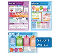 Daydream Education Lot de 3 affiches éducatives religieuses en papier brillant laminé 850 x 594 mm (A1)