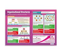 Daydream Education - Structures organisationnelles | Affiches d'affaires | Papier brillant laminé mesurant 850 mm x 594 mm (A1) | Affiches de classe d'affaires | Tableaux éducatifs