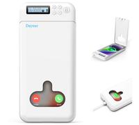 Dayear Boîte de Verrouillage de Téléphone avec Minuterie, Timed Locker Box Prison de Téléphone pour Téléphone Android/iPhone(Max6.7inch) pour Aider les Enfants/Adulte à se Concentrer Davantage(Blanc)