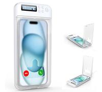 Dayear Boîte de Verrouillage de Téléphone avec Minuterie, Timed Locker Box Prison de Téléphone pour Téléphone Android/iPhone(Max6.7inch), Aider les Enfants/Adulte à se Concentrer Davantage(Cristal)