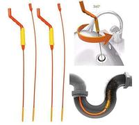 DaYee 2pcs de Weasel Vidange Anti-Clog Cheveux Kit de demarrage Outil Souple de Serpent Clog Vidange Baguette Verser Douche évier Bathtub Toilettes Épilation