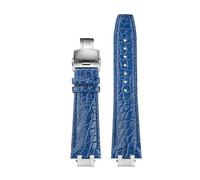 dayeer Adaptateur rapide pour bracelet de montre en cuir pour homme MAURICE LACROIX AIKON AI6008 AI6007 AI6038 AI6058(Blue buckl adapter,AI6008)