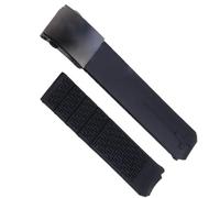 dayeer Bracelet de montre de sport en Silicone, étanche, pour Tissot Touch T013 T047 t-sport T013420A T047420A T33 (Color : Black black 20mm)