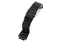 dayeer Bracelet de montre en acier pour Timex Tide (Tw2r55500, T2n720, T2n721, T2n739)(Black)