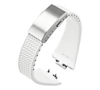 dayeer Bracelet de montre en caoutchouc fluoré pour Tissot PRX Series Super Player 35 mm 40 mm FKM Bracelet de montre pour femme et homme avec boucle déployante(White,11mm)