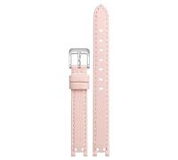 dayeer Bracelet de montre en cuir pour bracelet de montre cranté Anne Klein AK2156/2157/2618.(Pinks,14mm)