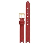 dayeer Bracelet de montre en cuir pour bracelet de montre cranté Anne Klein AK2156/2157/2618.(Redg,12mm)