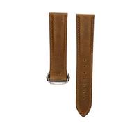 dayeer Bracelet de montre en cuir pour montre Hamilton Khaki Field H70555533 Jazzmaster American Classic pour homme(Brown,20mm)