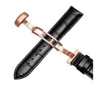 dayeer Bracelet de montre en cuir pour Tissot Le Locle 1853 T41; bracelet de montre pour Tissot Gentleman T063(Blackp1,20mm)