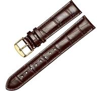 dayeer Bracelet de montre en cuir pour Tissot Le Locle Ballade Gentleman Carson(Browng1,19mm)