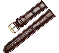 dayeer Bracelet de montre en cuir pour Tissot Le Locle Ballade Gentleman Carson(Brownp1,19mm)