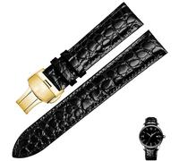 dayeer Bracelet de montre en cuir tendance pour Tissot 1853 Le Locle Ballade Carson PR 100(Blackg2,19mm)