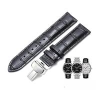 dayeer Bracelet de montre en cuir véritable pour bracelet de montre Tissot 1853 Le Locle T41 T006 PRC200(Black silver clasp,22mm)