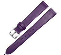dayeer Bracelet de montre en cuir véritable pour femme Anne Klein(Purple silver,12mm)