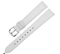 dayeer Bracelet de montre en cuir véritable pour femme Anne Klein(White silver,14mm)