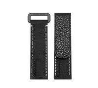 dayeer Bracelet de montre en nylon et pour homme, compatible avec Rolex Daytona Submariner, bracelet en toile pour Omega(Black white)