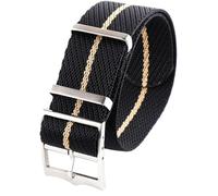dayeer Bracelet de montre en nylon Sports 1960 pour Oris pour Citizen Bracelet de montre BB58 Bracelets Accessoire(BLACK WHITE,20mm)