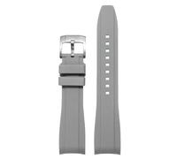 dayeer Bracelet de montre en silicone pour Tissot Le Locle Spur T41 T035 Durul Carson Kutu Speed Arc, pour hommes et femmes(Grays,18mm)