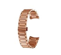 dayeer Bracelet de montre incurvé en acier inoxydable pour homme Mido Multifort TV M049.526 M049, bracelet en métal massif(Rose)