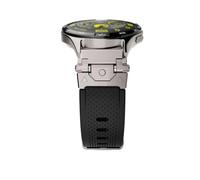 dayeer Bracelet en silicone à dégagement rapide de 22 mm pour montre connectée OnePlus 2/2R et Amazfit Balance(T black)