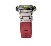 dayeer Bracelet en silicone à dégagement rapide de 22 mm pour montre connectée OnePlus 2/2R et Amazfit Balance(T red)