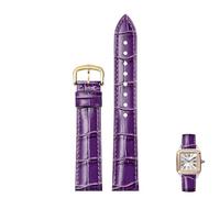 dayeer Bracelets de montre en cuir avec boucle ardillon, compatibles avec les montres Cartier Tank Dumont Santos pour hommes et femmes