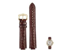 dayeer Bracelets de montre en cuir véritable avec boucles pour Cartier Ballon Bleu