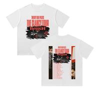 Dayglow The Clancy Tour Breach 2025 Merch T-shirt vintage en coton délavé pour homme/femme T-shirt à manches courtes, blanc, L