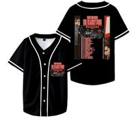 Dayglow The Clancy Tour Breach 2025 Veste de baseball pour femmes/hommes T-shirts à manches courtes Mode Streetwear, Style 11, S