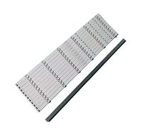 DAYHOM 12 pcs LED Bande de rétroéclairage adapté for Haier le55Q6500U LED55D6-01 (a) 30355006201 LQ55H31 Q555H31 Q55X31J LQ55AL88M81 G55C F55C N55Y