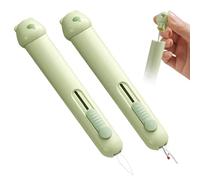 Dayinkes Enfile-couture 3 en 1 avec 2 aiguilles, mini découseur portable et extracteur de fil, outil de retrait de point extensible, pour travaux d'aiguille et couture de vêtements