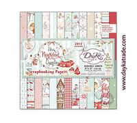 DAYKA Kit de Scrapbooking Un Noël de Conte 20x20cm