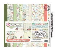 DAYKA TRADE- Kit de Scrapbooking fête Tropicale Dayka 30 x 30 cm, SCP3022