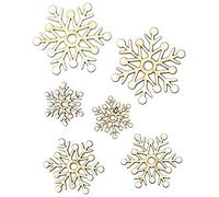 dayka Trade Silhouette en carton fin et Flexible, étoile polaire multicolore, Taglia Unique