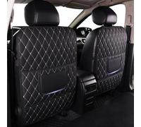 DAYKET 2 Pièce Protections Dossier de siège Voiture pour Renault Austral E-Tech Hybrid, Protecteurs de Siège de Voiture Kick Mats, Protection Arrière,Long-Black