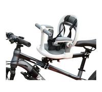 DAYKETNE Siège Vélo Enfant Avant, Pivotant à 360°, pour VTT, avec Pédales et Protection Intégrée,White