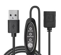 DAYLIGHE Câble d'extension USB à 3 vitesses avec cordon de contrôle de ventilateur, commutateurs d'équipement pour soufflantes, contrôle de ventilateur USB