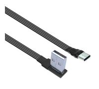 DAYLIGHE Convertisseurs USB de type C femelle très fin - Adaptateurs USB vers type C - Pour appareils électroniques, UAV - Consoles de jeu coudées au câble pour appareil photo U Disk