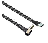 DAYLIGHE Convertisseurs USB de type C femelle très fin - Adaptateurs USB vers type C - Pour appareils électroniques, UAV - Consoles de jeu coudées au câble pour appareil photo U Disk
