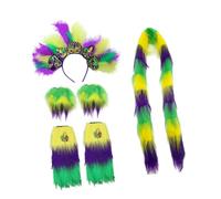 DAYLIGHE Costume de carnaval facile à porter avec paillettes étincelantes et confortables - Accessoires de cosplay pour fêtes et célébrations - Facile à porter