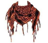 DAYLIGHE Écharpe musulmane arabe shemagh ethnique arabe tour de cou respirant désert Headwrap Keffiyeh Hijab coton Keffiyeh, F, Taille unique