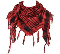 DAYLIGHE Écharpe musulmane arabe shemagh ethnique arabe tour de cou respirant désert Headwrap Keffiyeh Hijab coton Keffiyeh, D, Taille unique