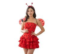 DAYLIGHE Ensemble 3 pièces de costume abeilles avec bandeau, aile, tutu pour Halloween, fête costumée, accessoires pour femmes adultes