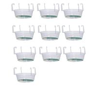 DAYLIGHE Lot de 10 bacs à eau réutilisables avec base antidérapante pour plantes d'intérieur et d'extérieur